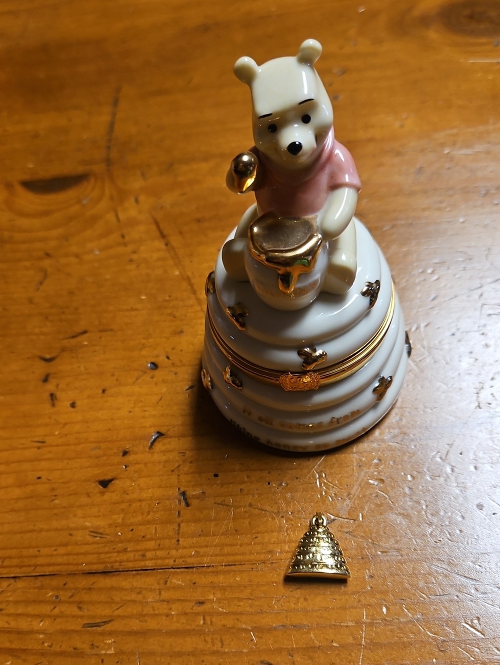 Lenox Cream Pooh's Honey Pot Treasure Box